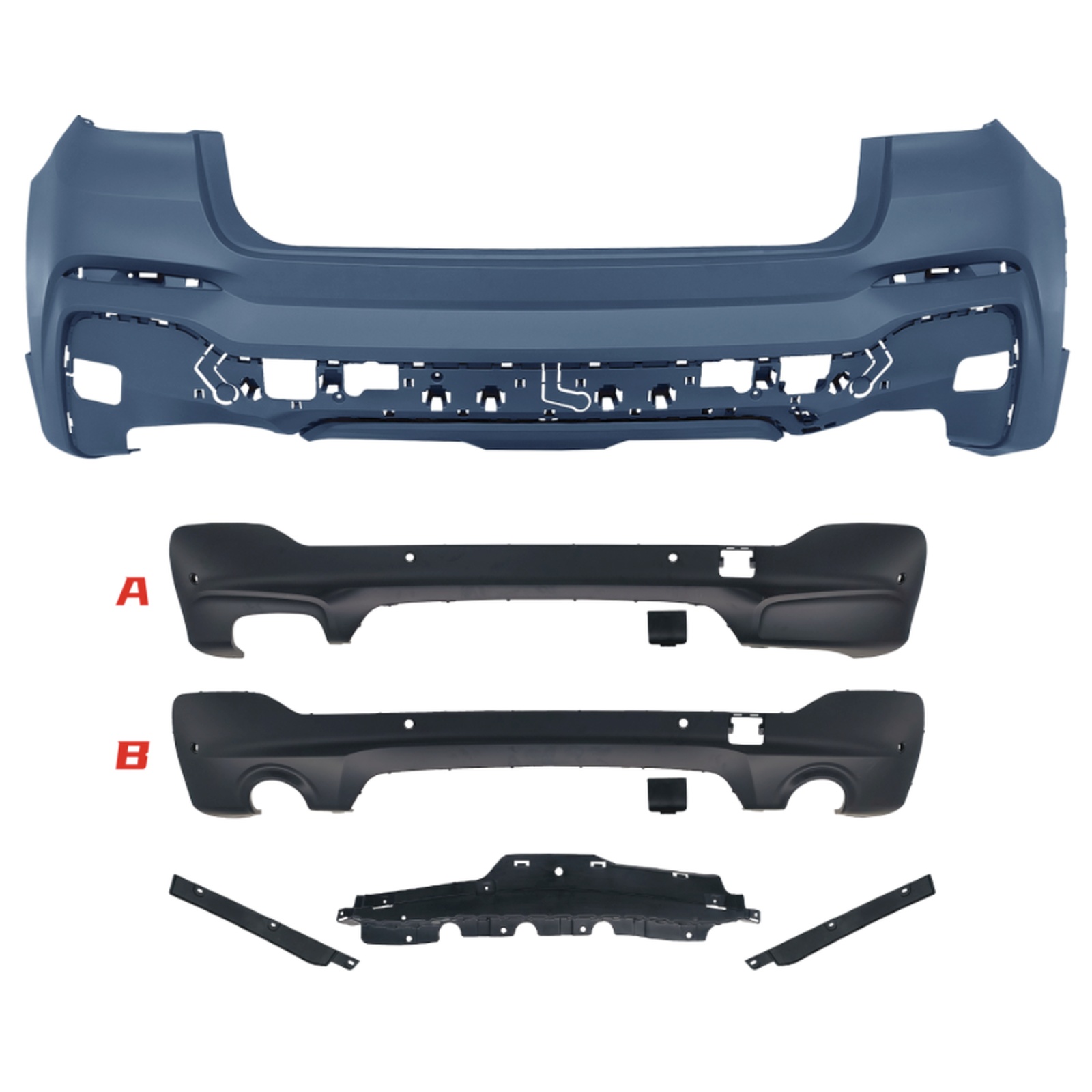 M-Tech Rear Bumper Assy MTP-F26-003 for BMW