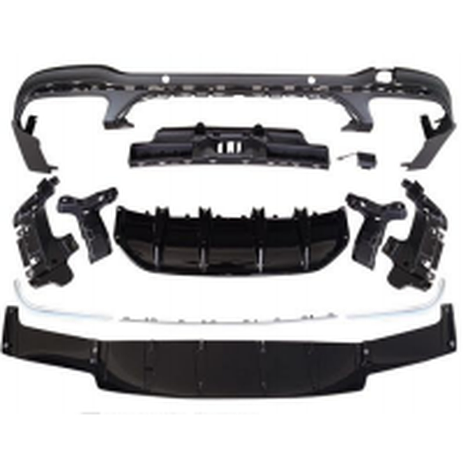 GLC63 Rear Diffuser/For AMG/Silver MTP-X253-027 for BENZ