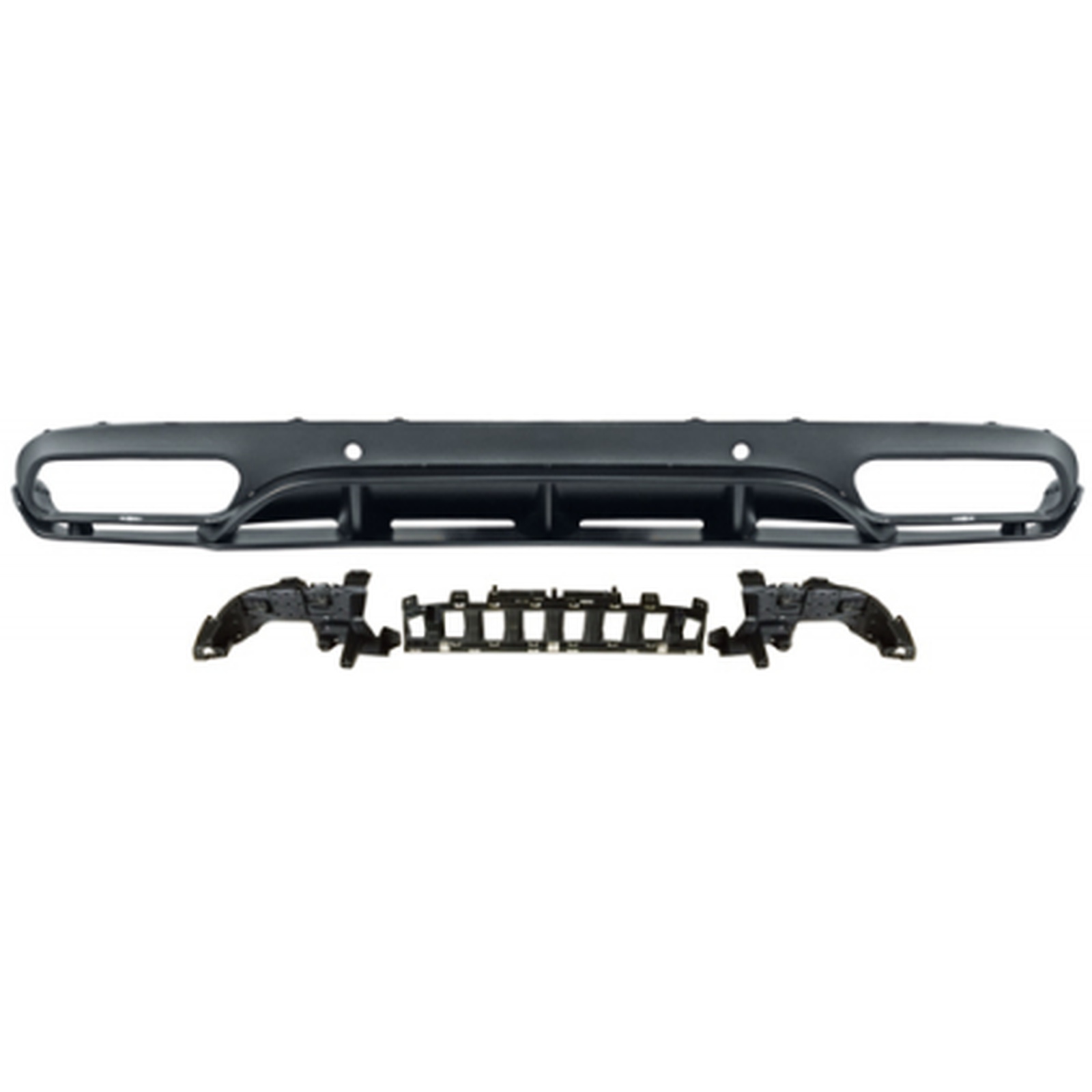 C205 C63 Coupe Edition 1 Rear Diffuser/For AMG Coupe/Gloss Black/ MTP-W205-021 for BENZ