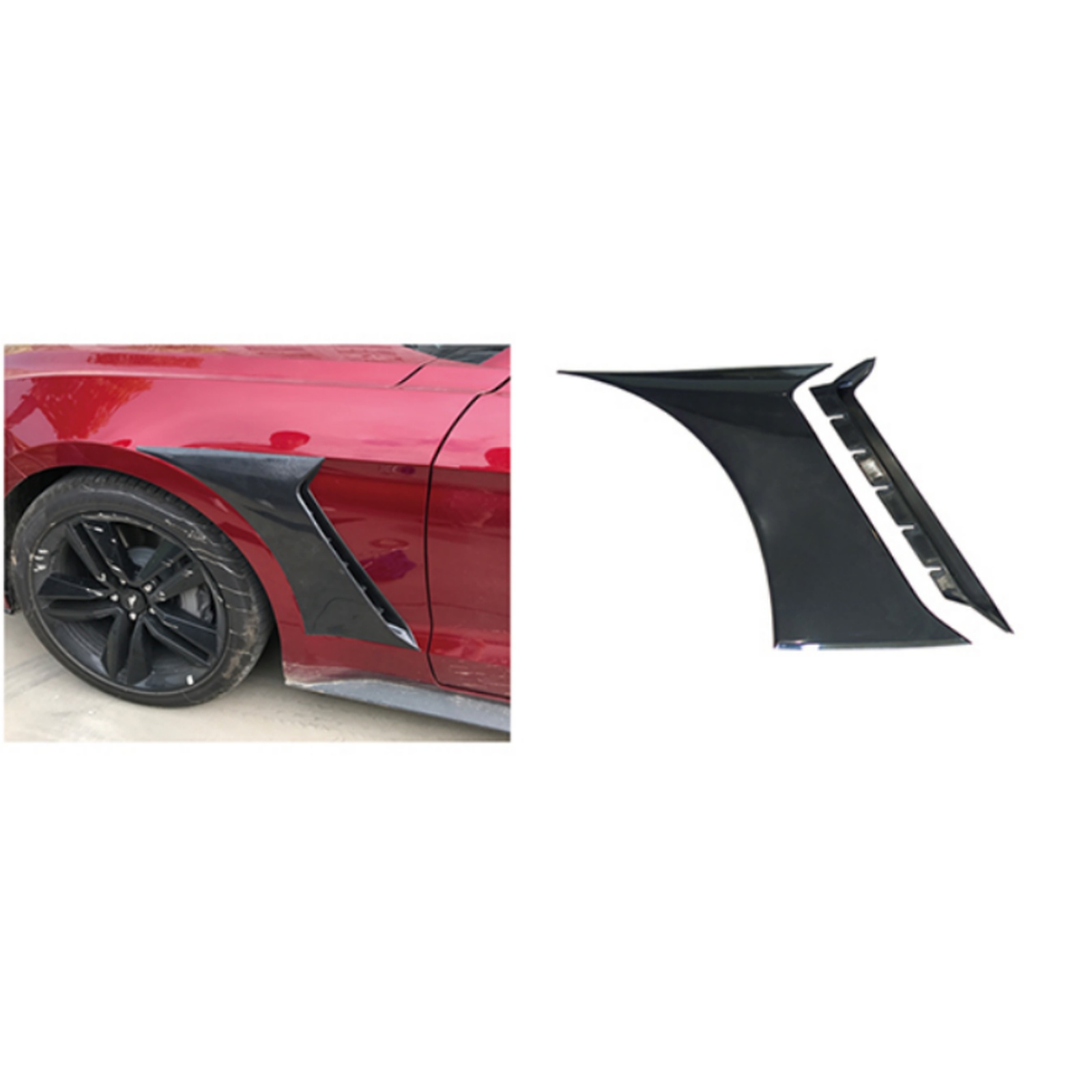 GT350 Fender Vents MTP-MUST-021 for FORD
