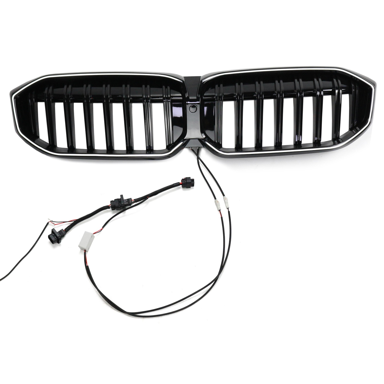 Gloss black LED grille MTP-BMG-410 for BMW