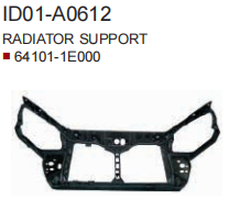 Radiator Support HN0020490 for 现代 Hyundai