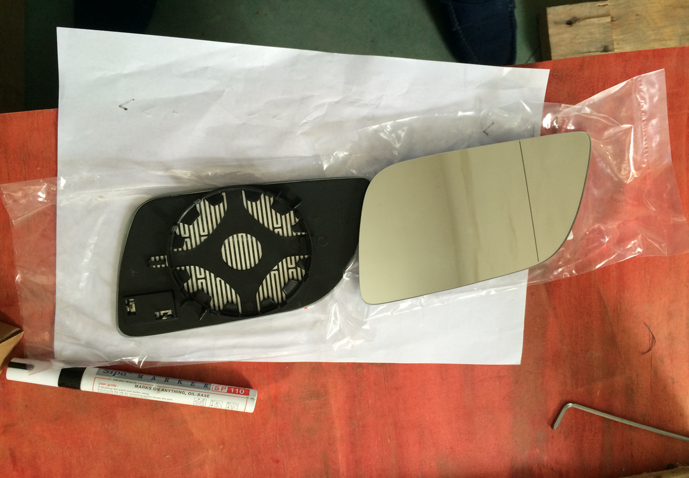 Heated Mirror Glass VG0810281 for 大众 Volkswagen