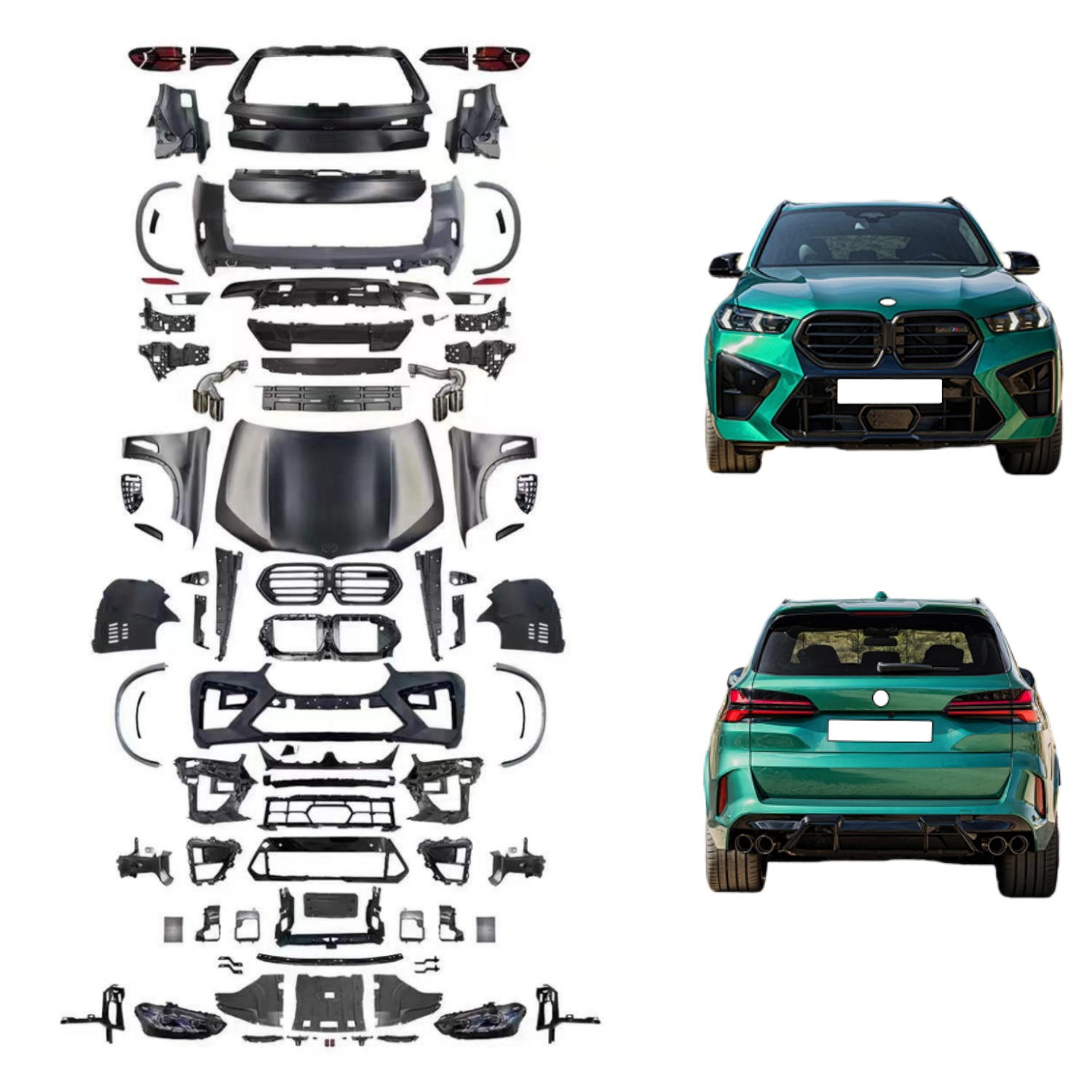 G05-X5M-(2023+) Old To New Bodykits MTP-E70-008 for BMW