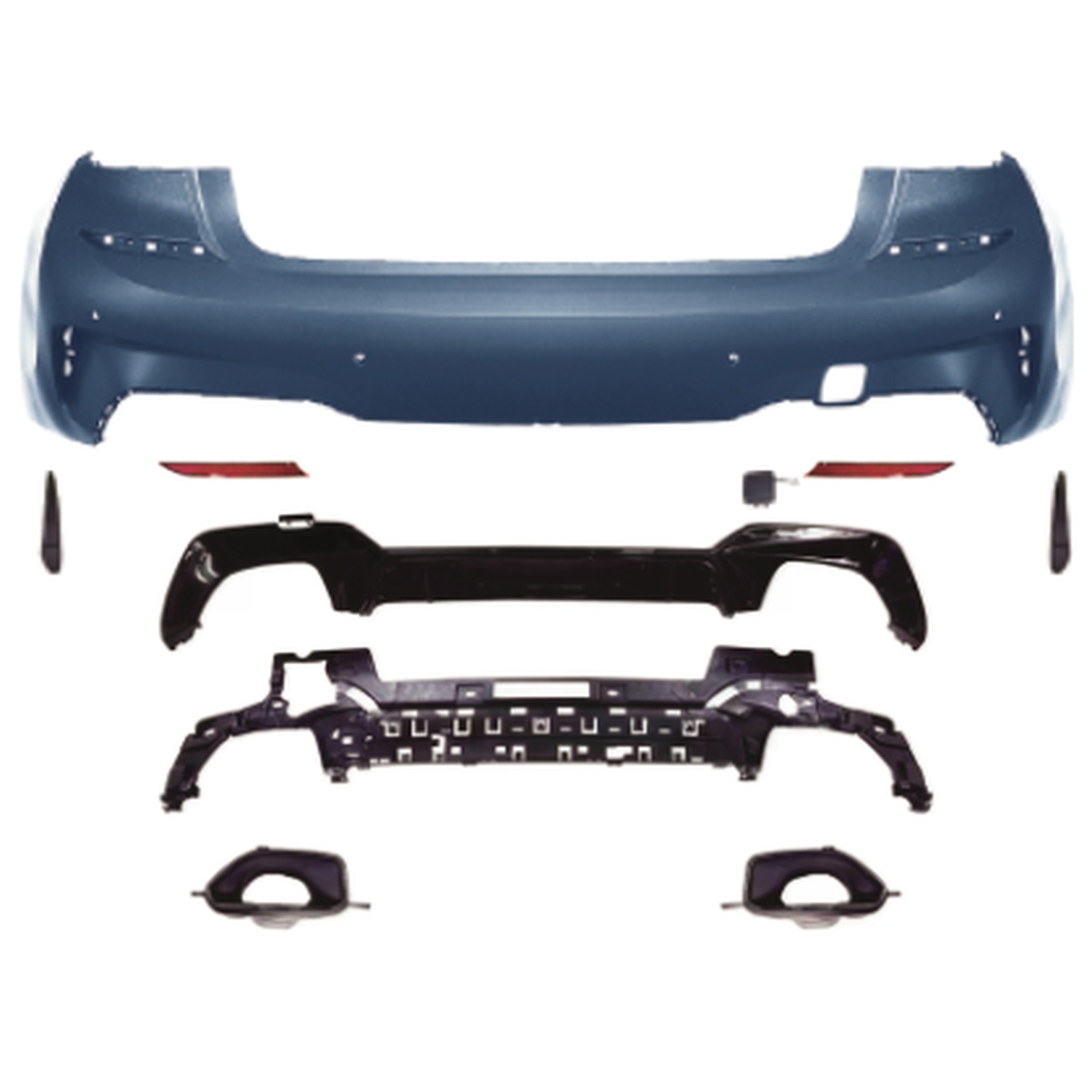 G20 M-Tech Rear Bumper Assy MTP-G20-054 for BMW