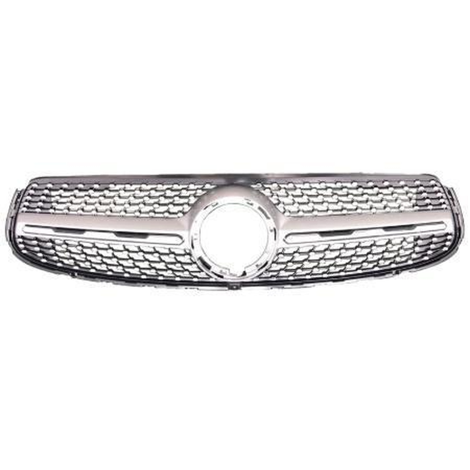 Diamond Grille Silver Sport Type MTP-BZG-156 for BENZ