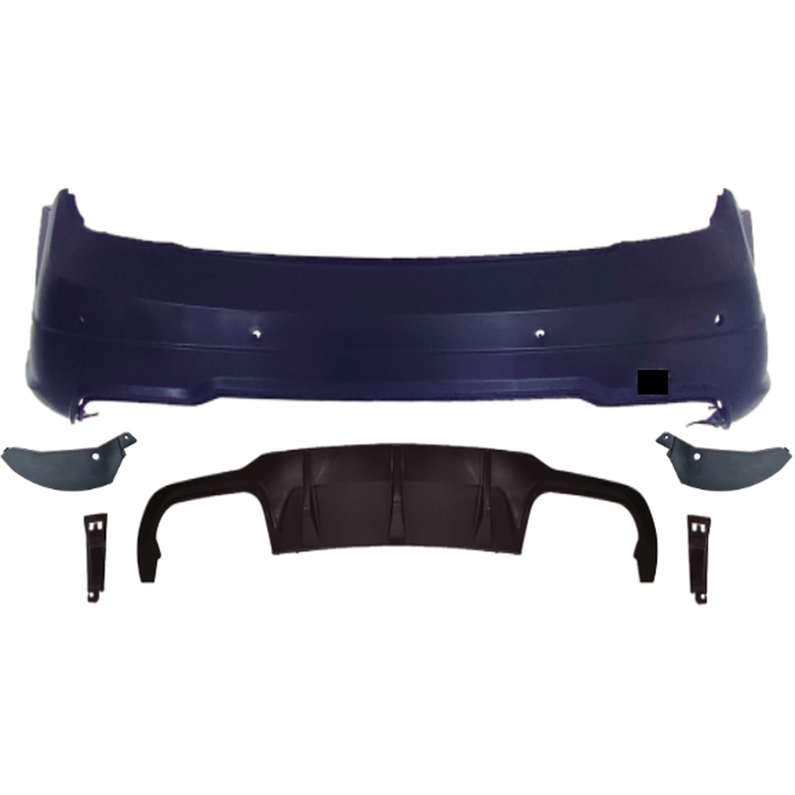 C63 Rear Bumper Assy MTP-W204-004 for BENZ