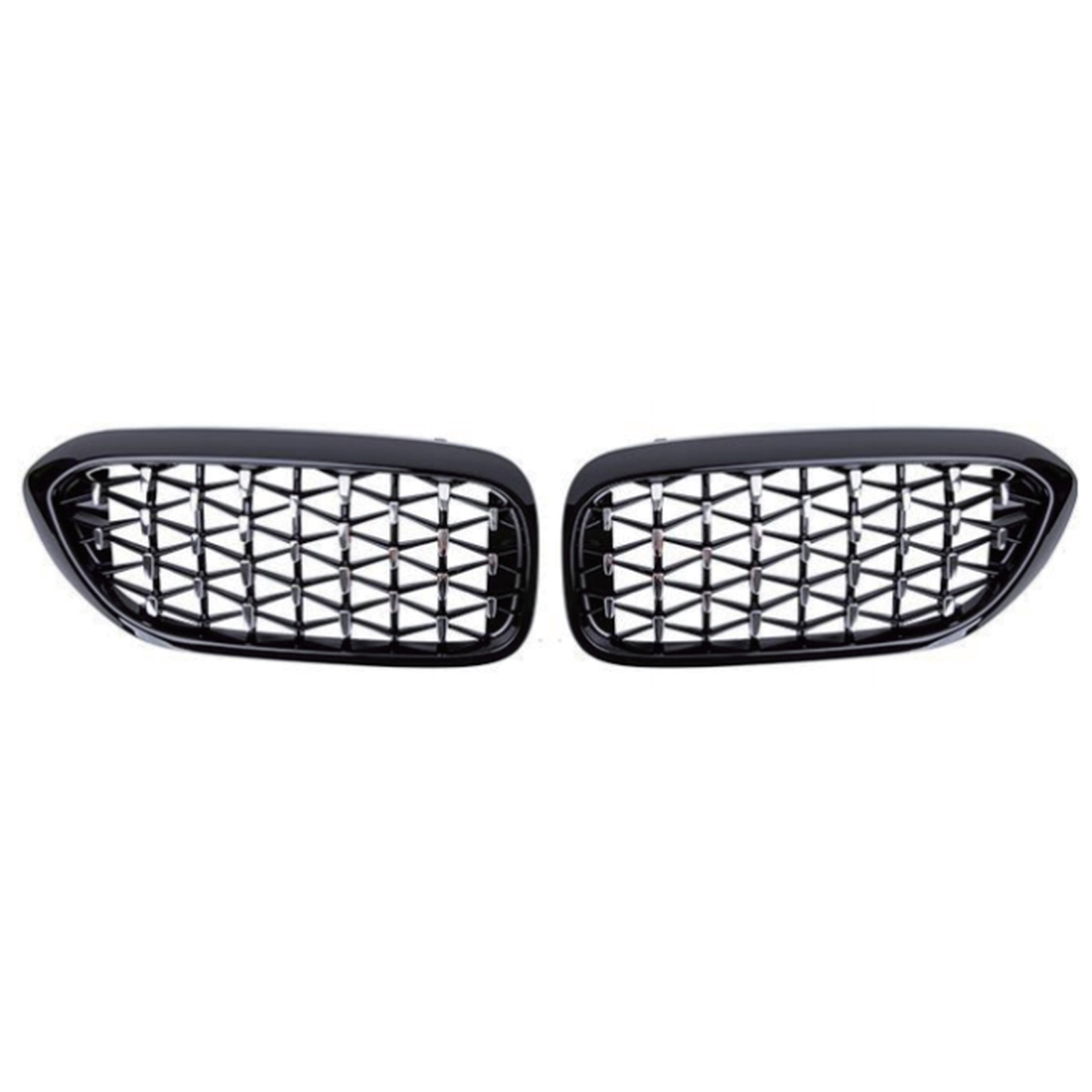 Diamond Black Chrome Grille MTP-BMG-157 for BMW