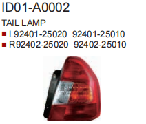 Tail Lamps HN0020171 for 现代 Hyundai