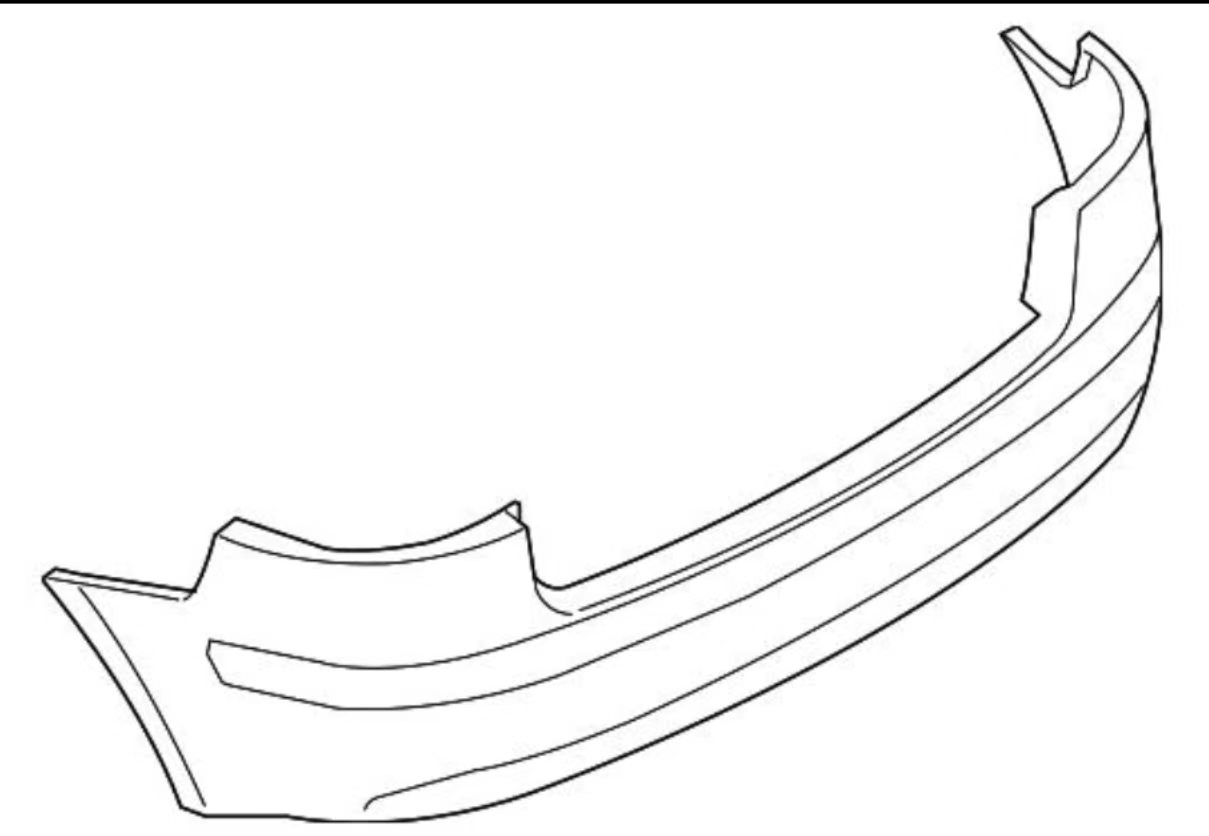 Rear Bumper AU0860190TR for 奥迪 Audi