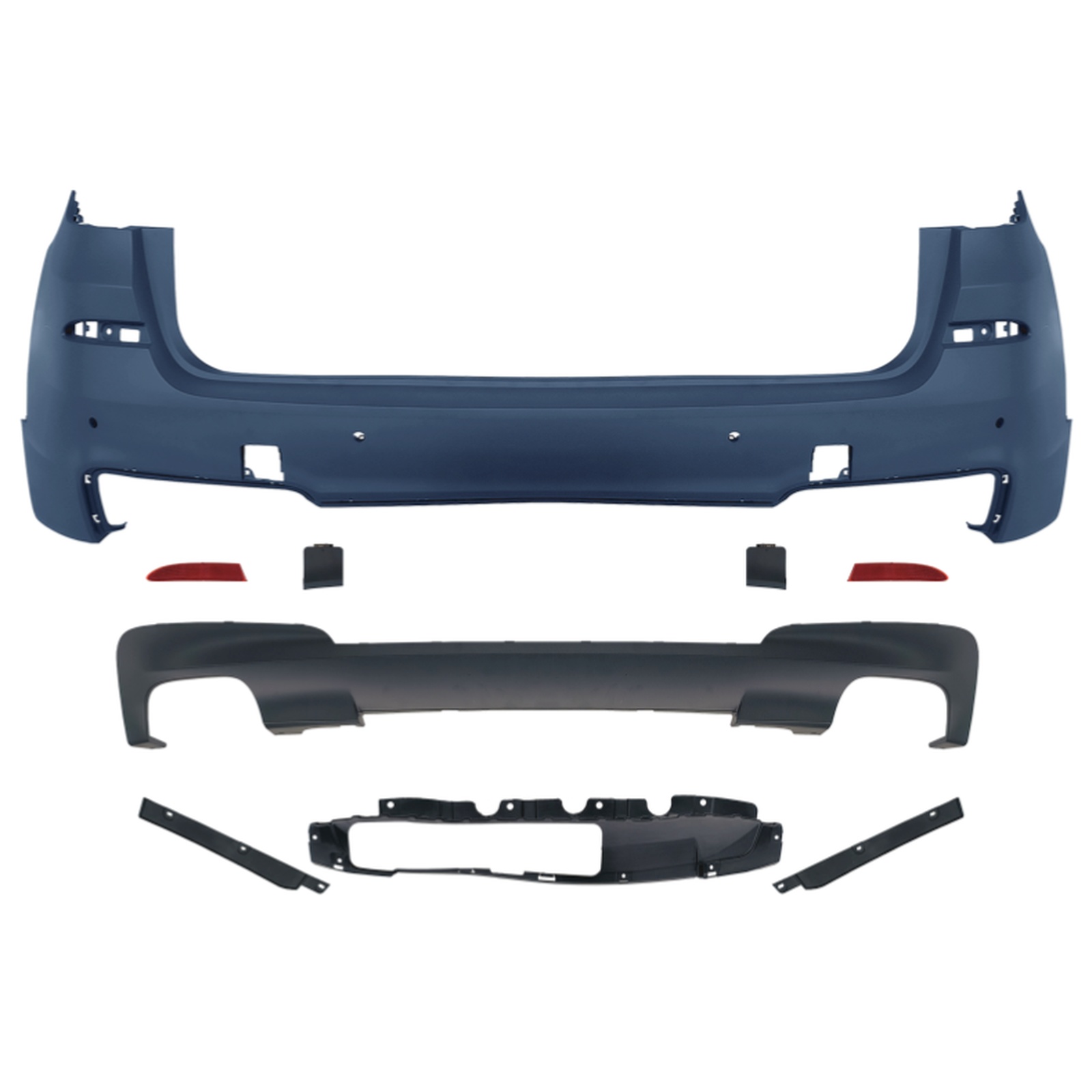 M-Tech Rear Bumper Assy MTP-F25-007 for BMW