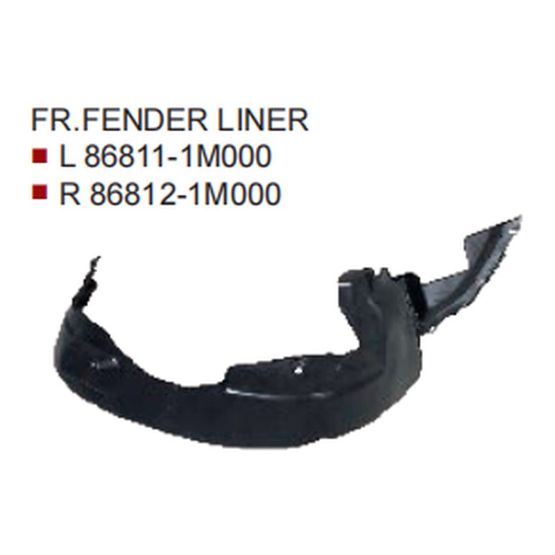 Inner Fender KA0200032 for 起亚 Kia