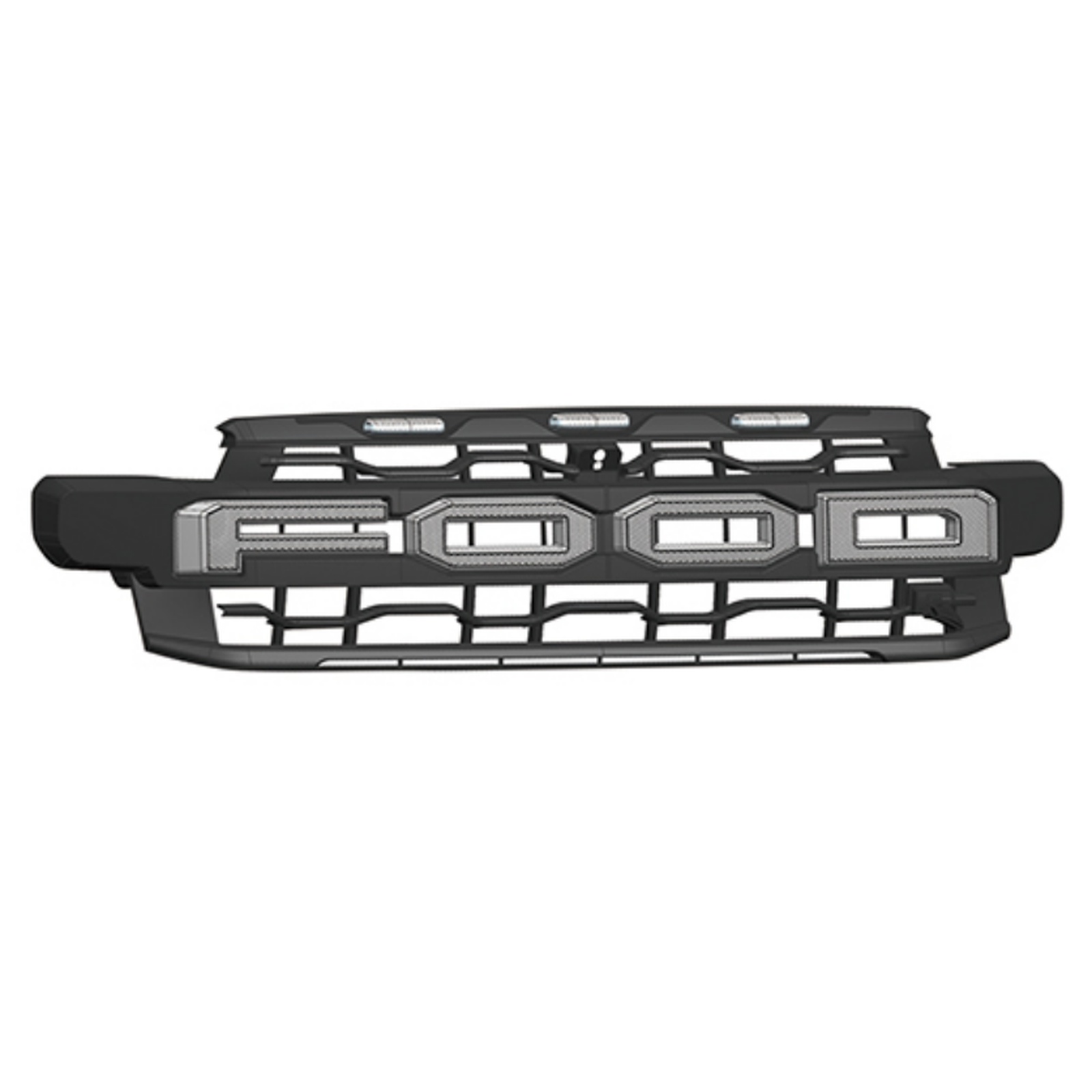 F-150 Raptor R Style Grille With Light For Ranger 23+ MTP-RNG-004 for FORD