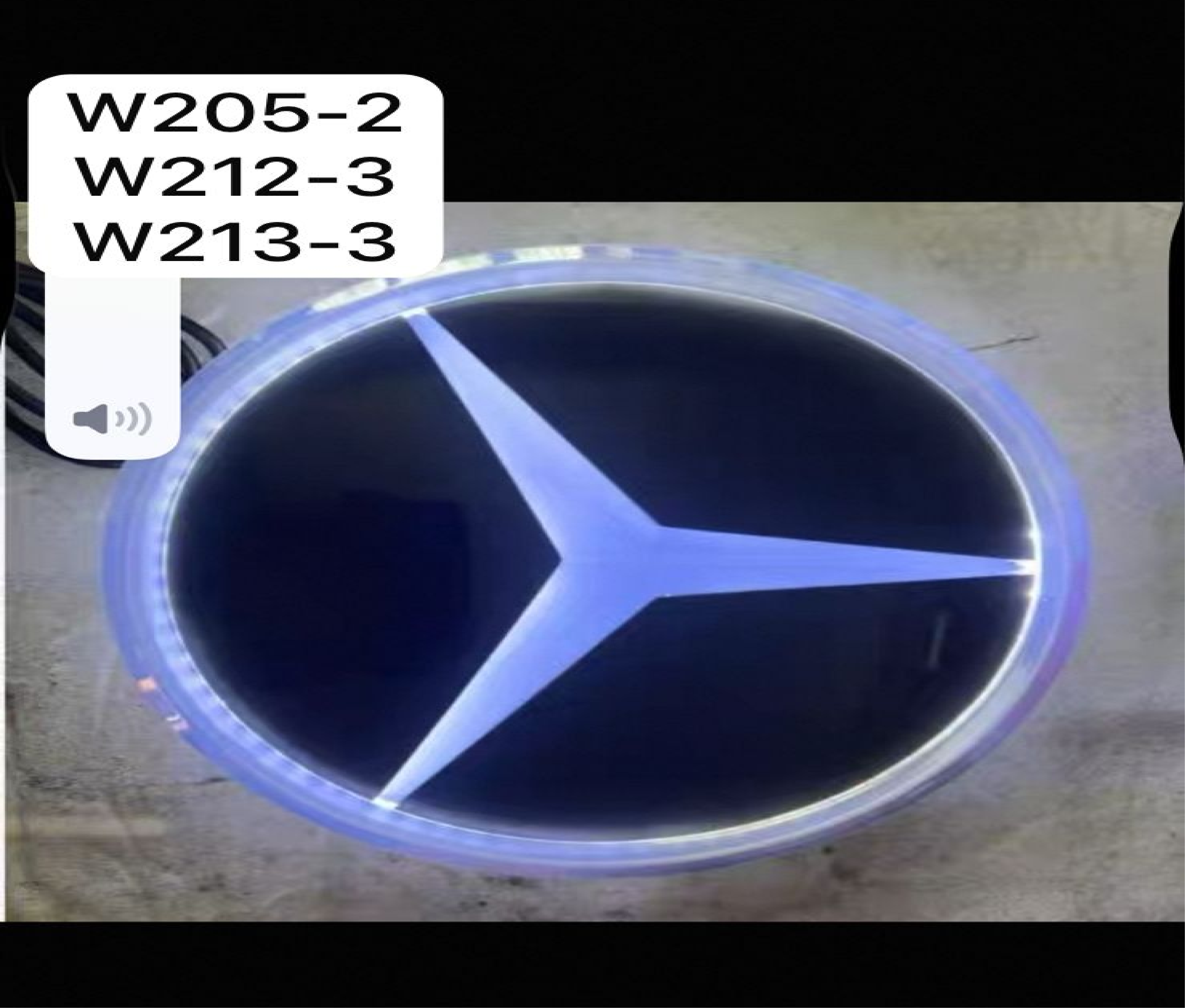 Hollowed-out Illuminated Grille Logo MTP-016 for LOGO