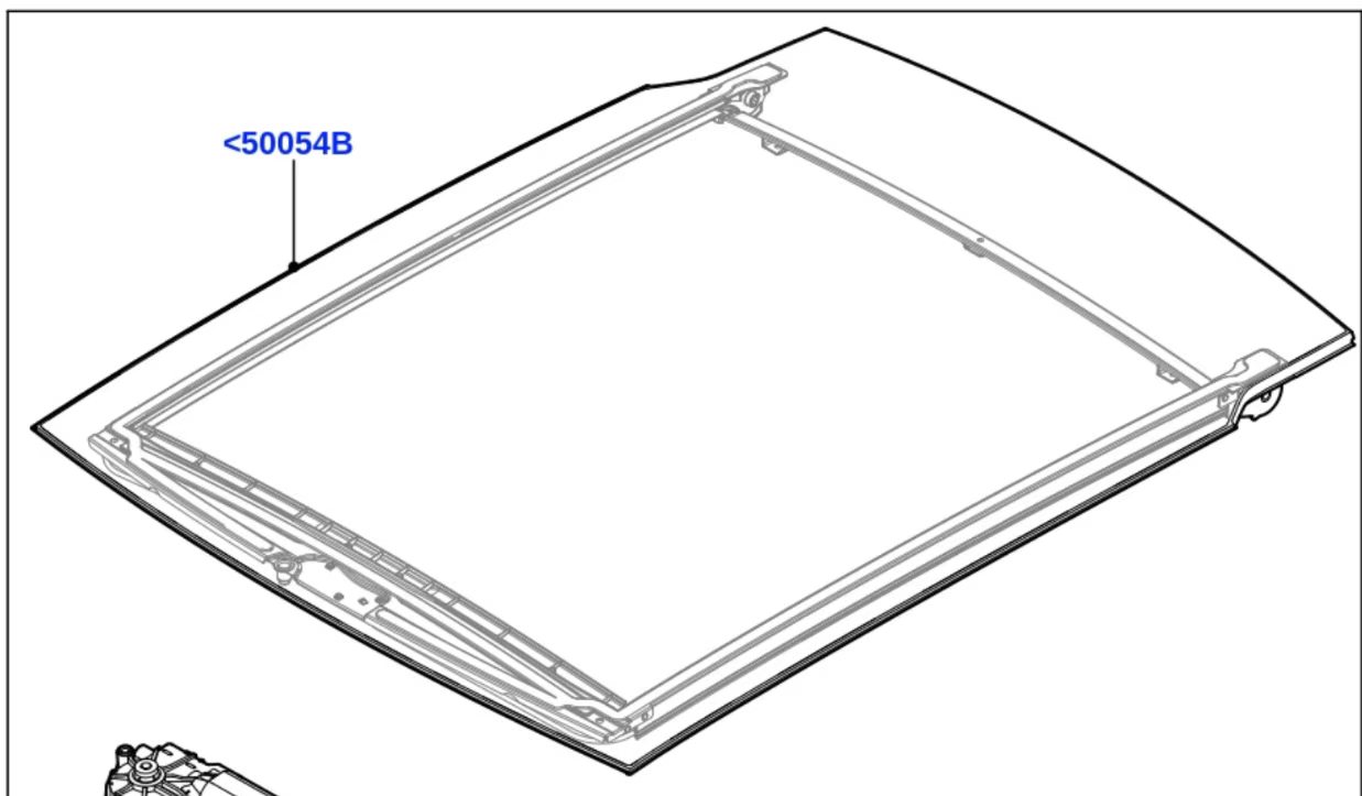Car sunroof shade for Land Rover DISCOVERY SPORT 2016-20
