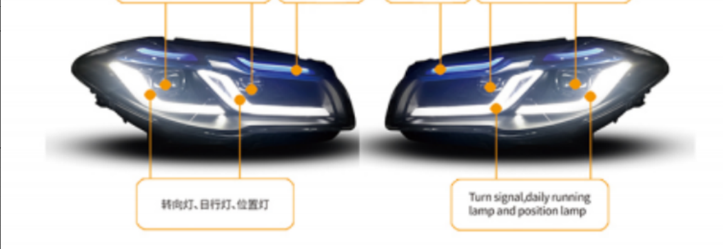 Head Lamps BM1670110 for 宝马 BMW