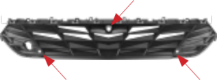Grille HN1070070J for 现代 Hyundai