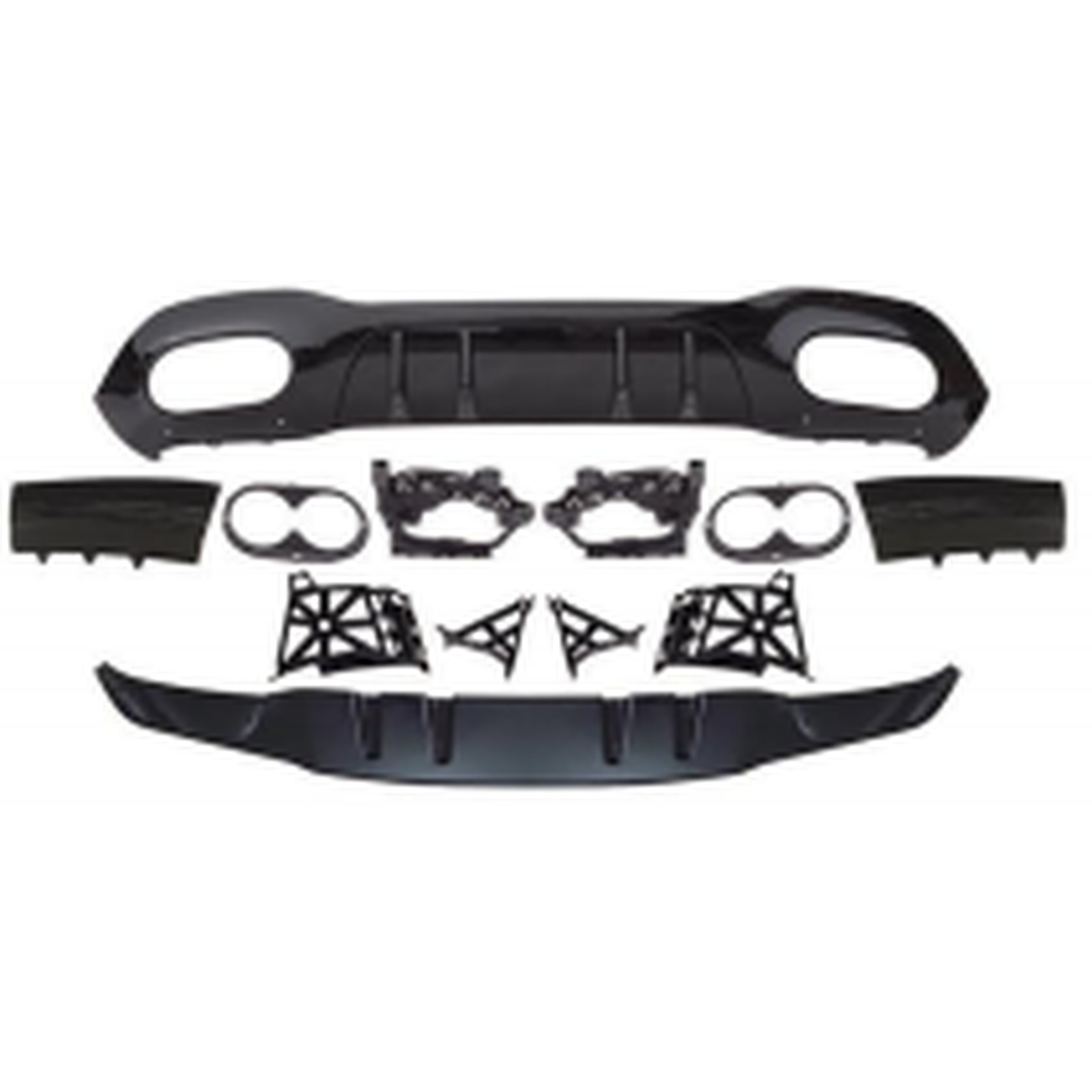 A45 Rear Diffuser/For AMG Sedan/ MTP-W177-012 for BENZ