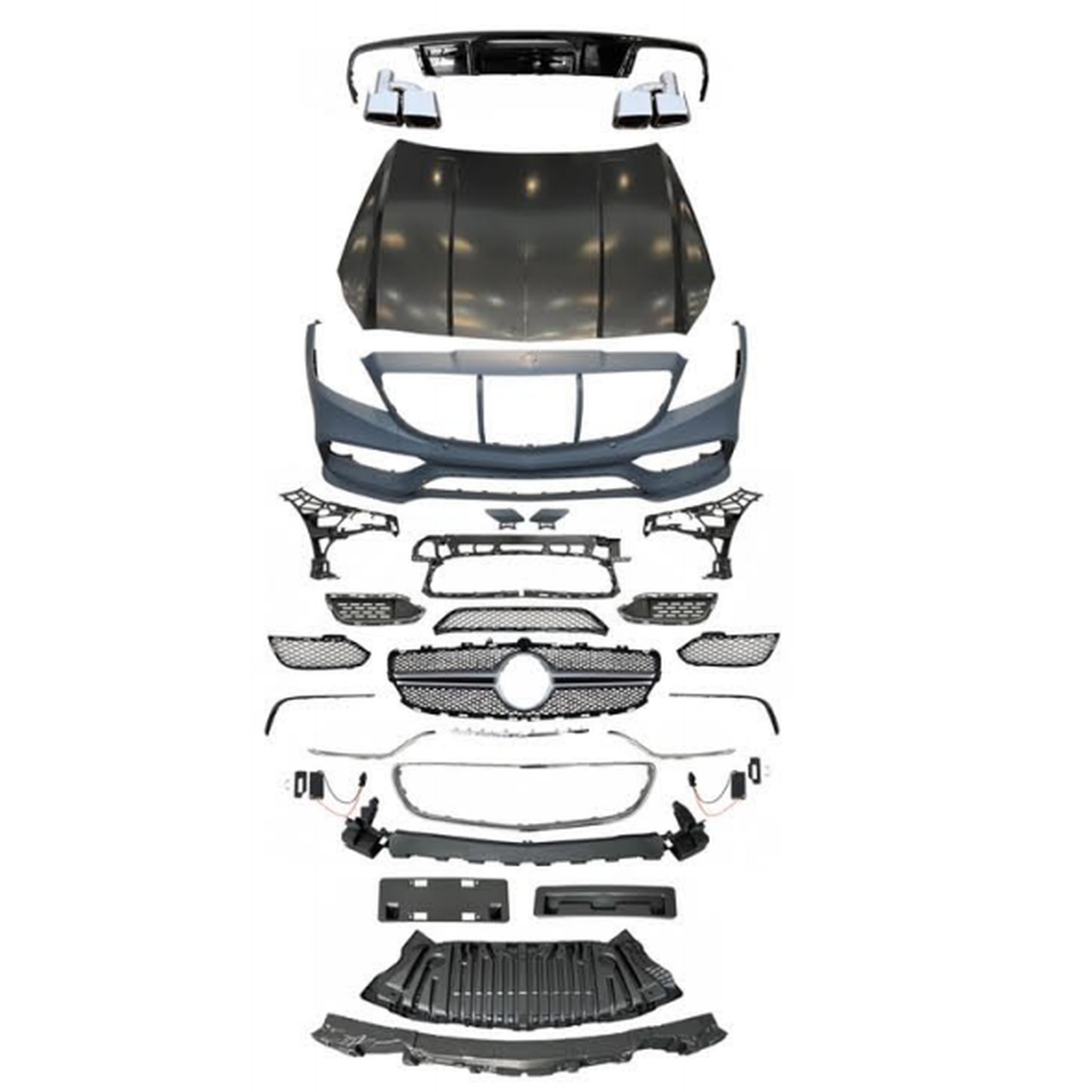 CLS63 AMG Conversion Kit With Hood MTP-W218-001 for BENZ