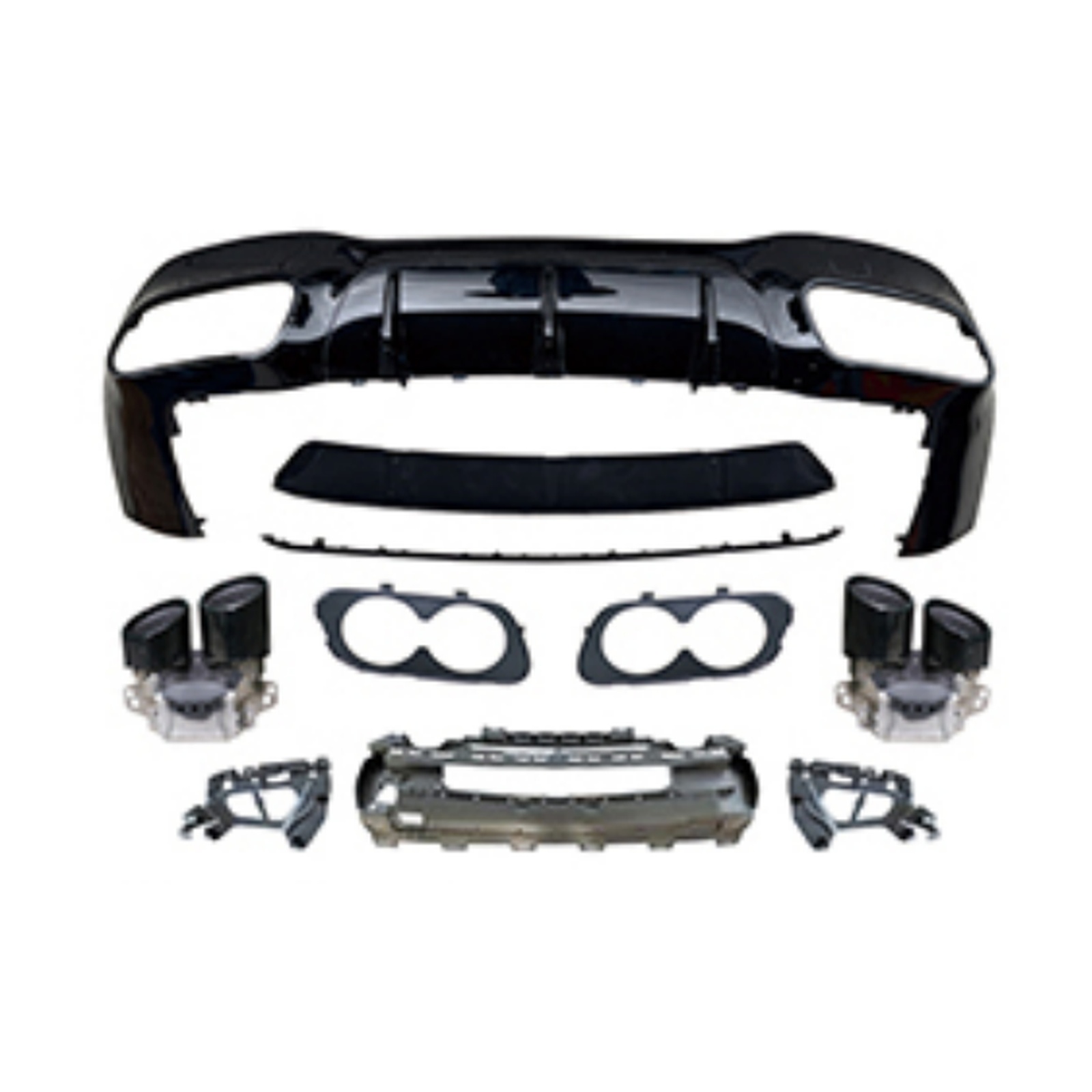 AMG GT53 Rear Diffuser With Pipe/21+ MTP-W290-003 for BENZ
