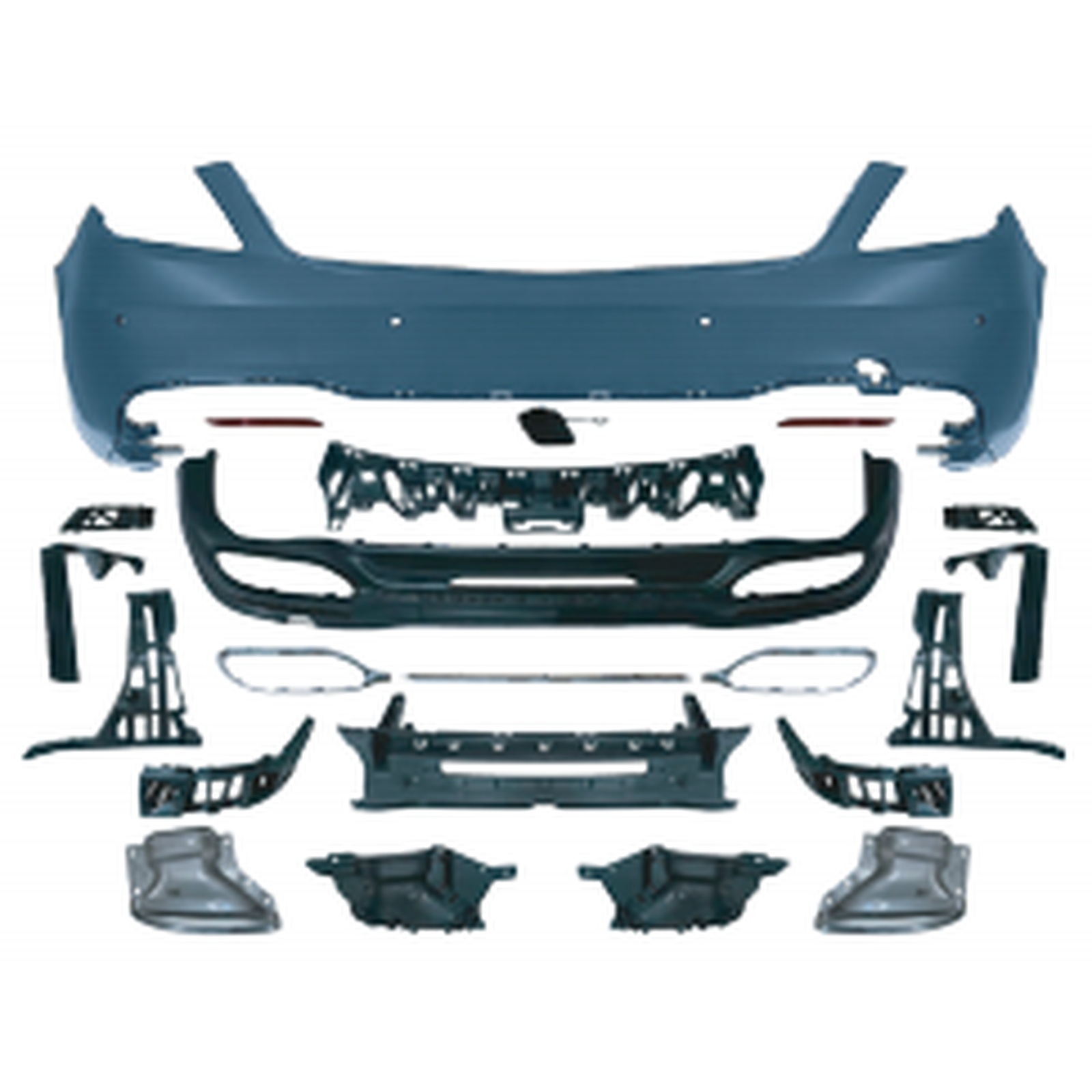 S450 Rear Bumper Assy MTP-W222-015 for BENZ