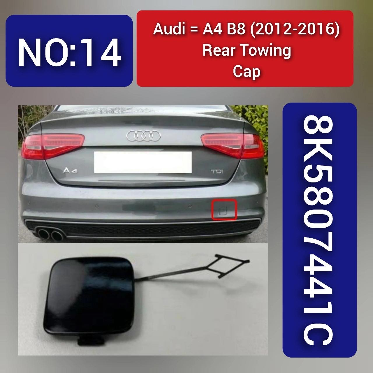 Tow Cover AU0690440 for 奥迪 Audi