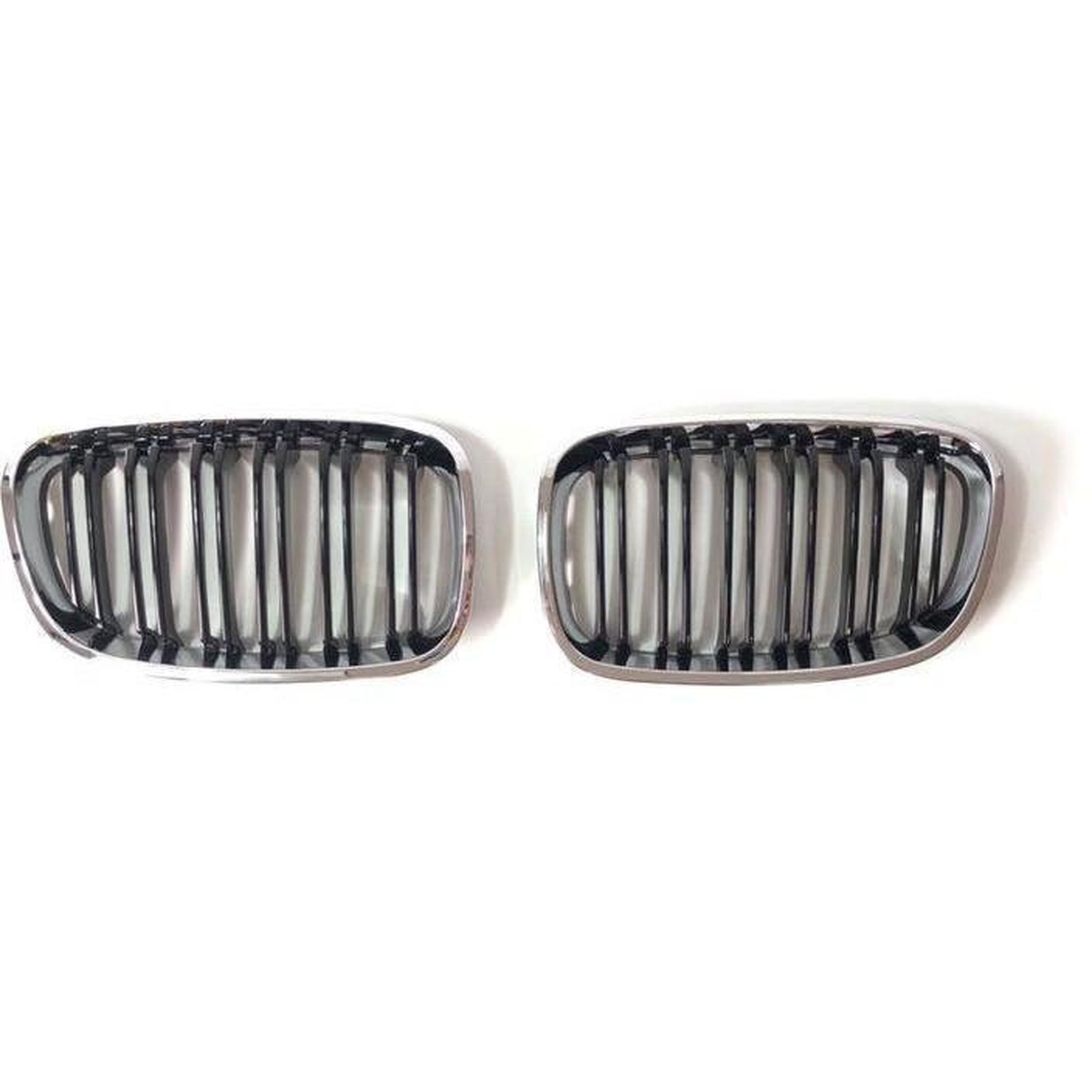 Chrome black/double grille MTP-BMG-007 for BMW