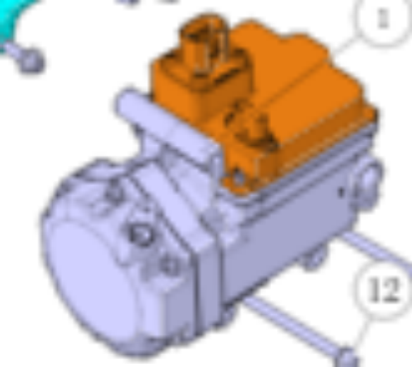 AC Compressor CA0012940 for 长安