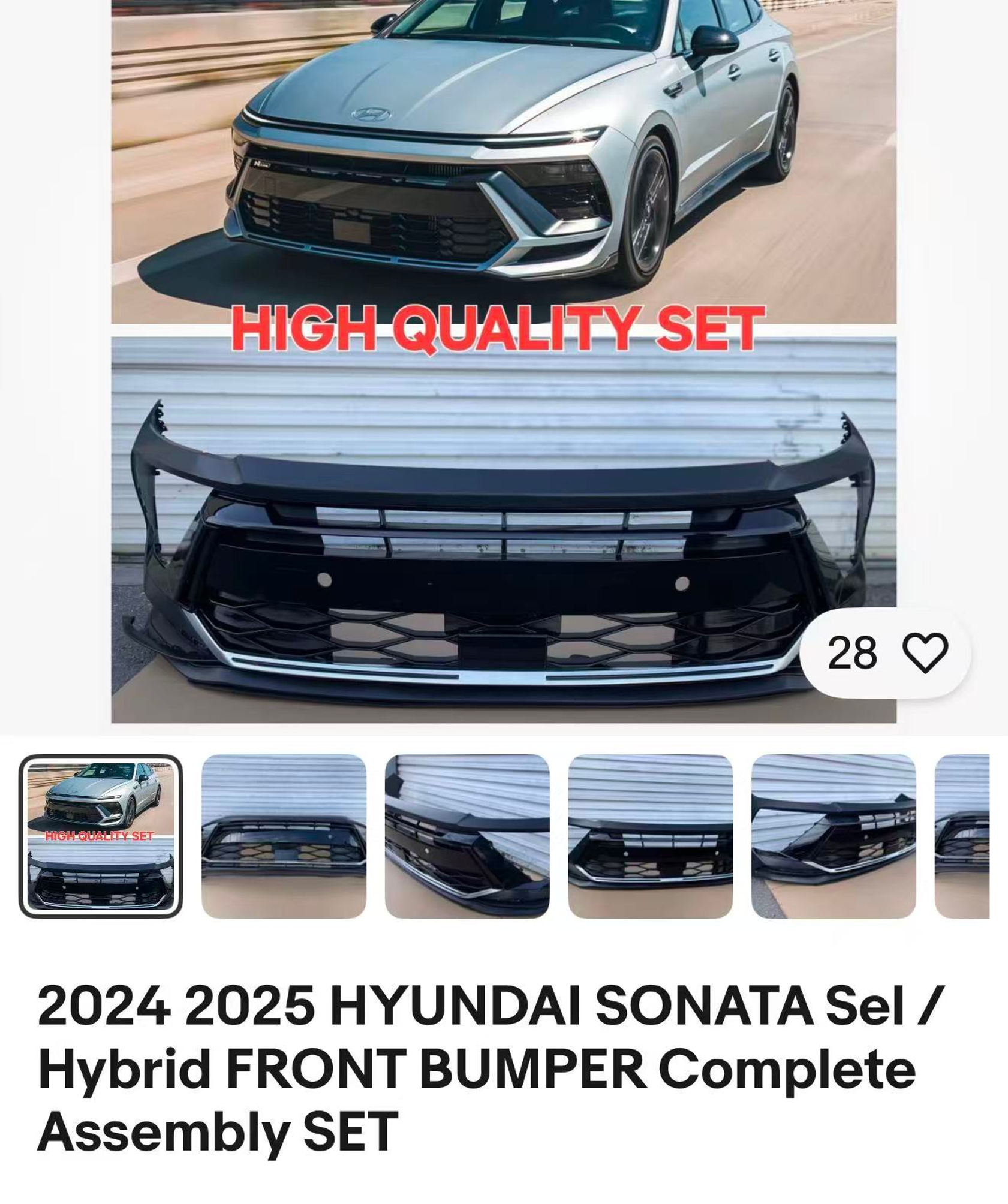 Front Bumper HN2070040HD for 现代 Hyundai