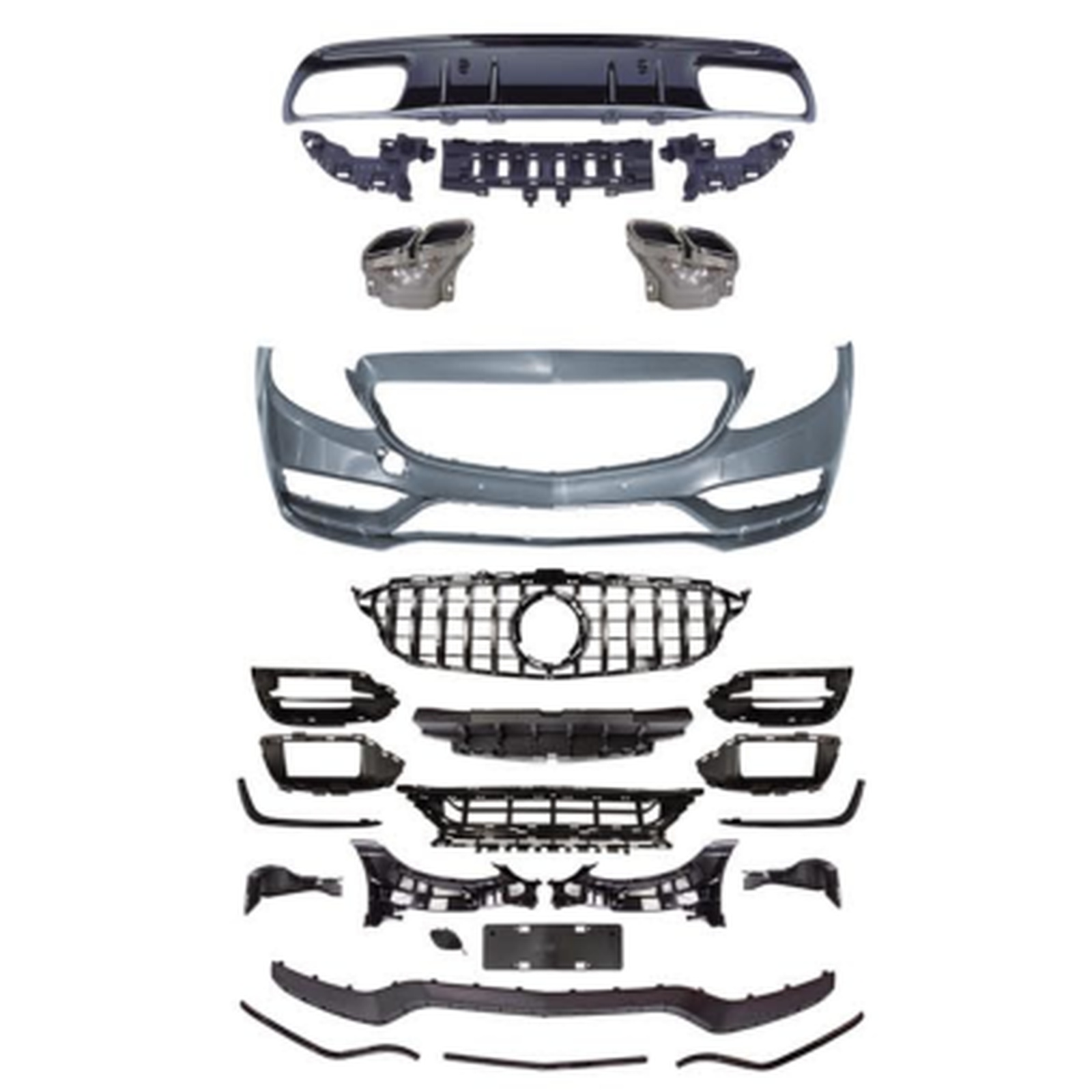 W205/C205 C63 Front Bumper For AMG Line MTP-W205-032 for BENZ