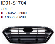 Grille HN2990070 for 现代 Hyundai