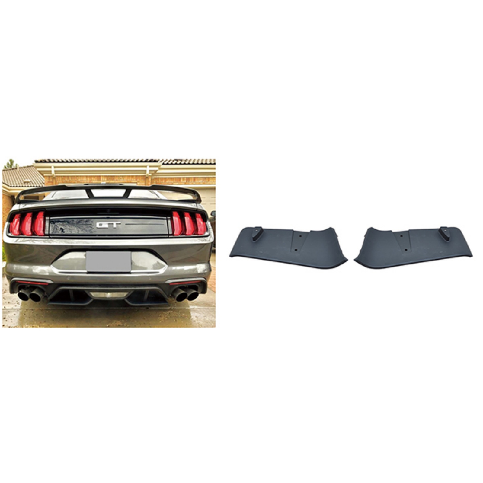 GT Diffuser Splitter MTP-MUST-053 for FORD