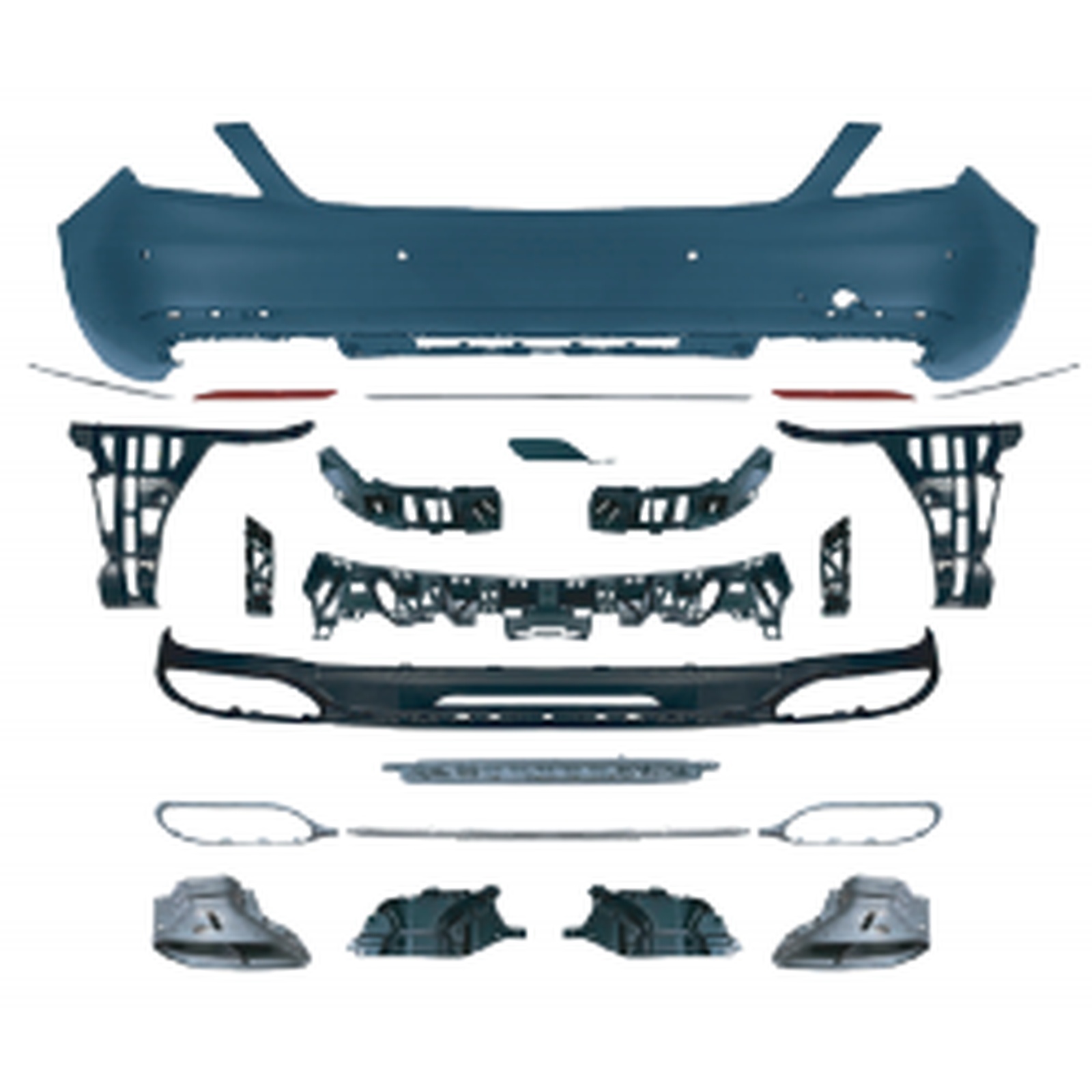 Maybach Rear Bumper Assy MTP-W222-010 for BENZ