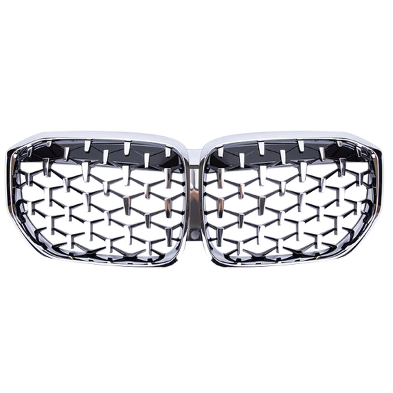 Chrome frame with chrome point Grille MTP-BMG-302 for BMW