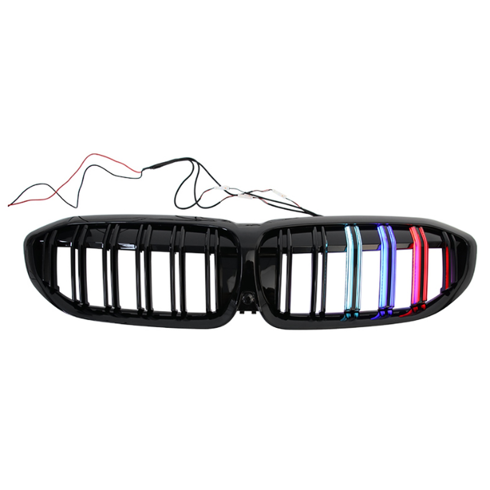 Matte black/double/grille MTP-BMG-098 for BMW