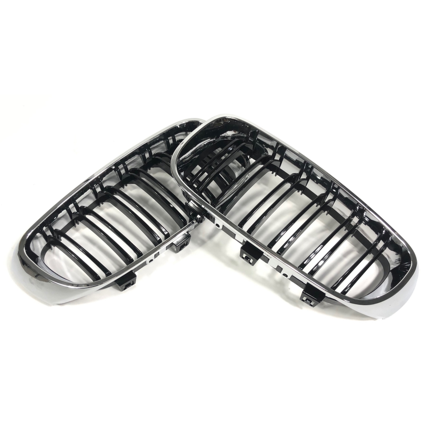 Chrome black/double/grille MTP-BMG-068 for BMW