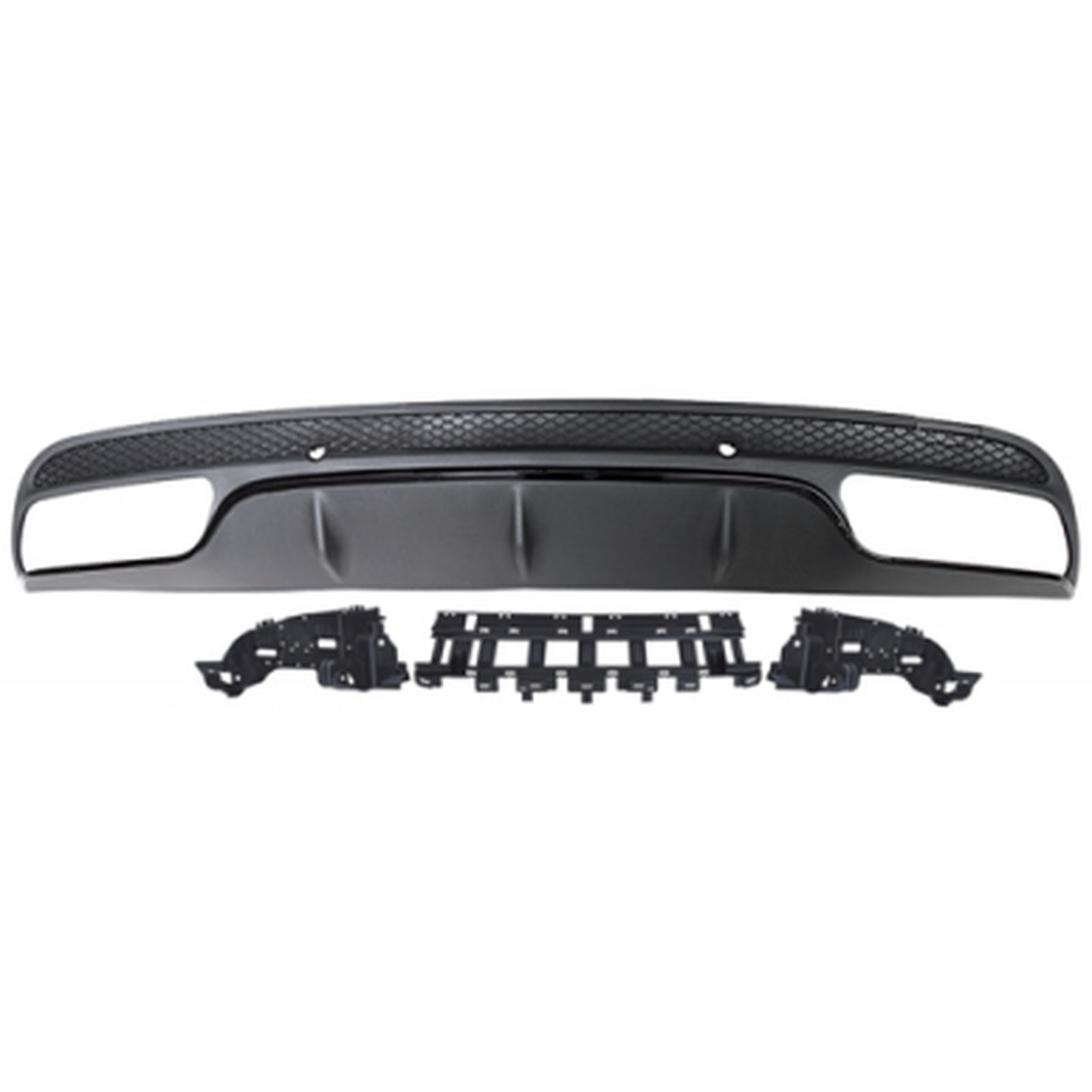 W205 C63 Rear Diffuser/For AMG Sedan/Black/ MTP-W205-016 for BENZ