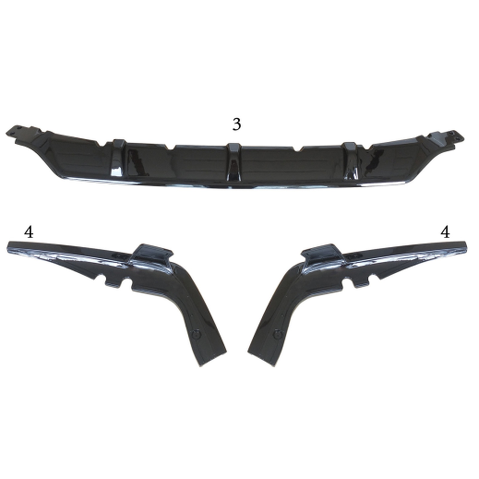 G07 Black Warrior Rear Lip A Style MTP-G07-007 for BMW