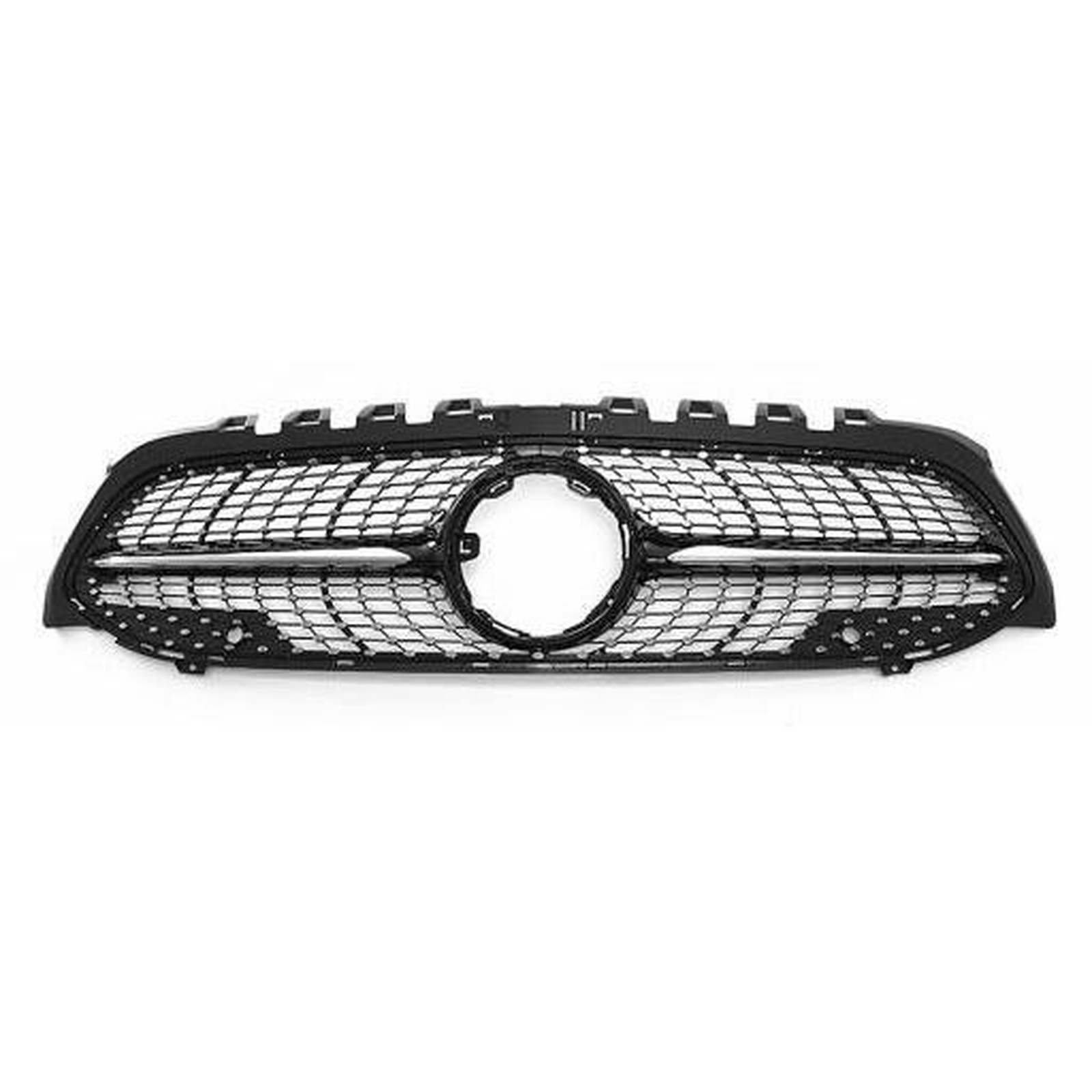 Diamond Grille Black  WithOUT CAMERA MTP-BZG-010 for BENZ