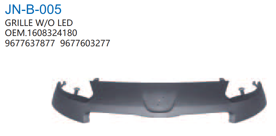 Grille PG0050070K for 标致 Peugeot
