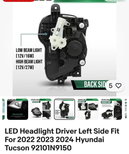 Head Lamps HN0940110 for 现代 Hyundai