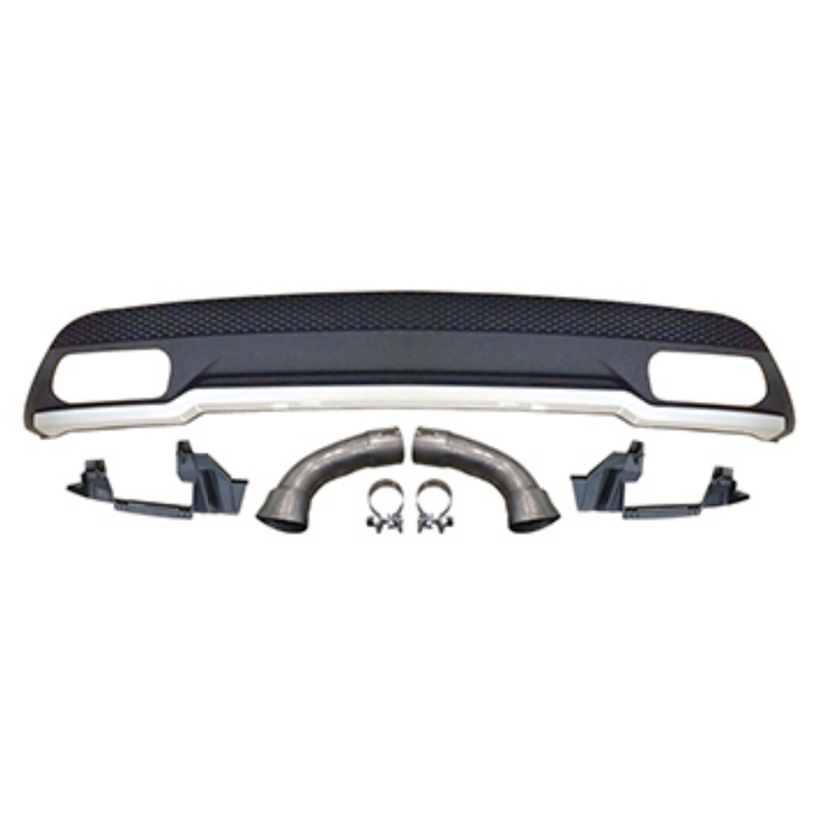 A45 Rear Diffuser/For AMG/Silver/ MTP-W176-009 for BENZ