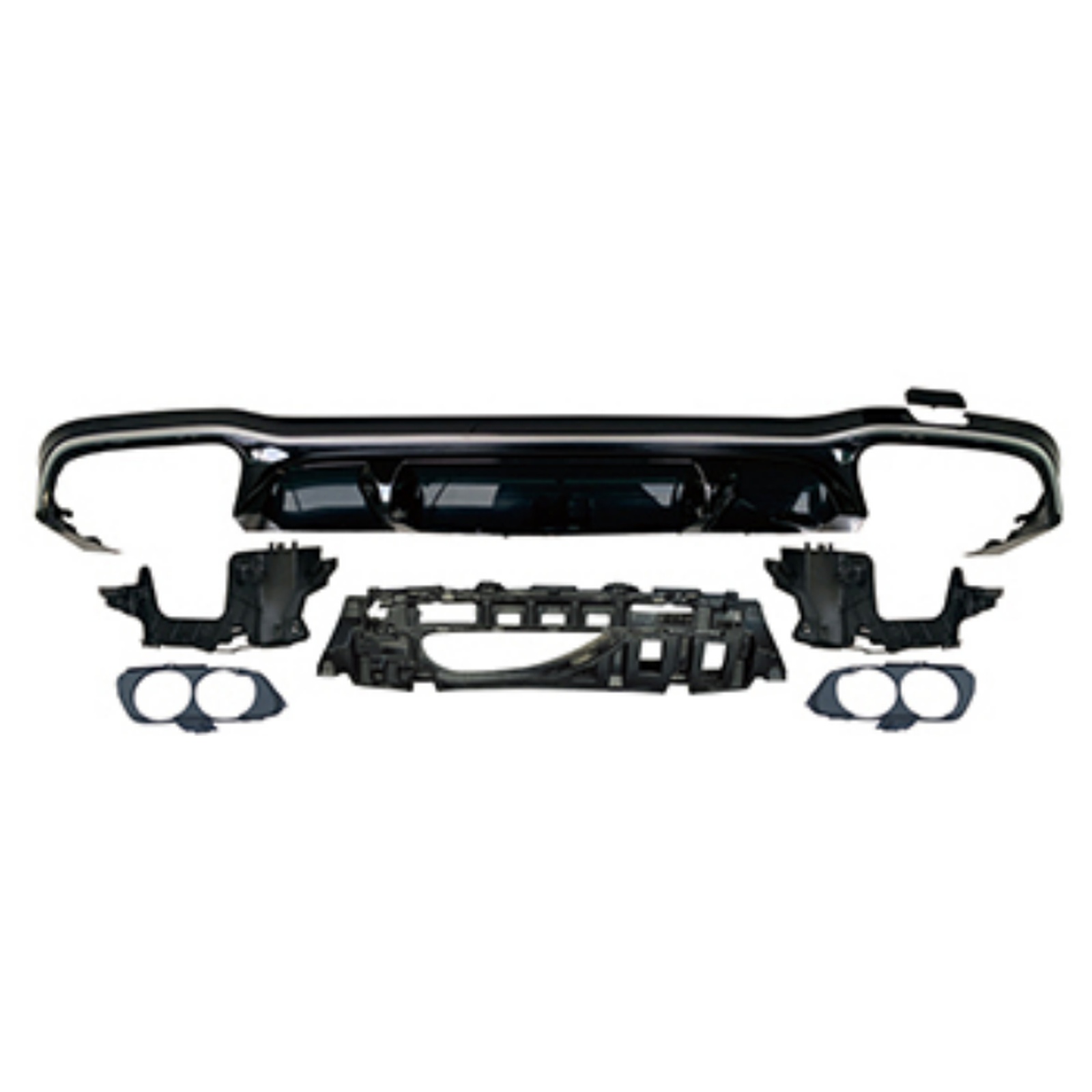 E53 GT Rear Diffuser/Silver MTP-W213-038 for BENZ