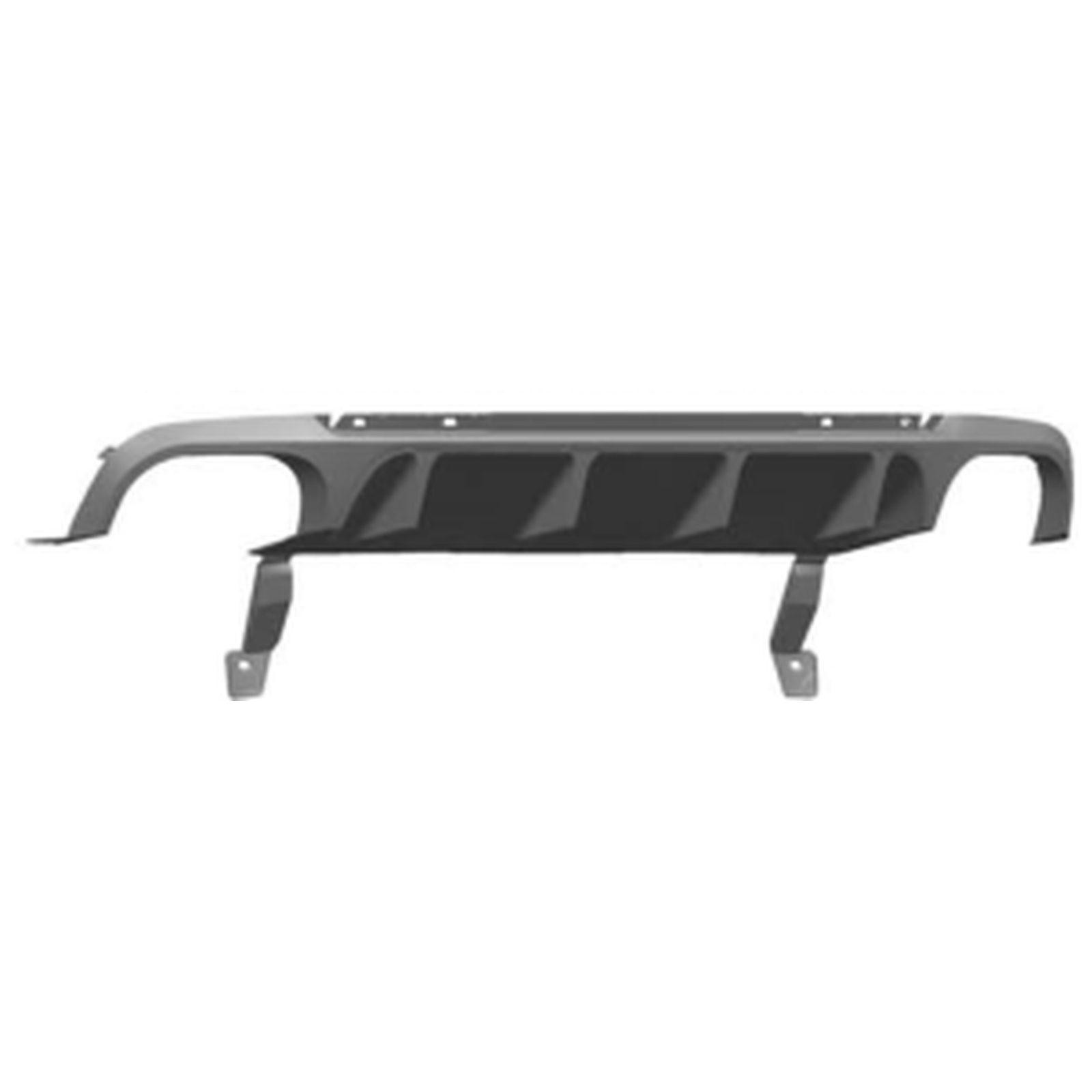AMPP Rock Rear Diffuser For 13-14 GT500 MTP-MUST-089 for FORD