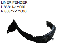 Inner Fender KA0420031PP for 起亚 Kia