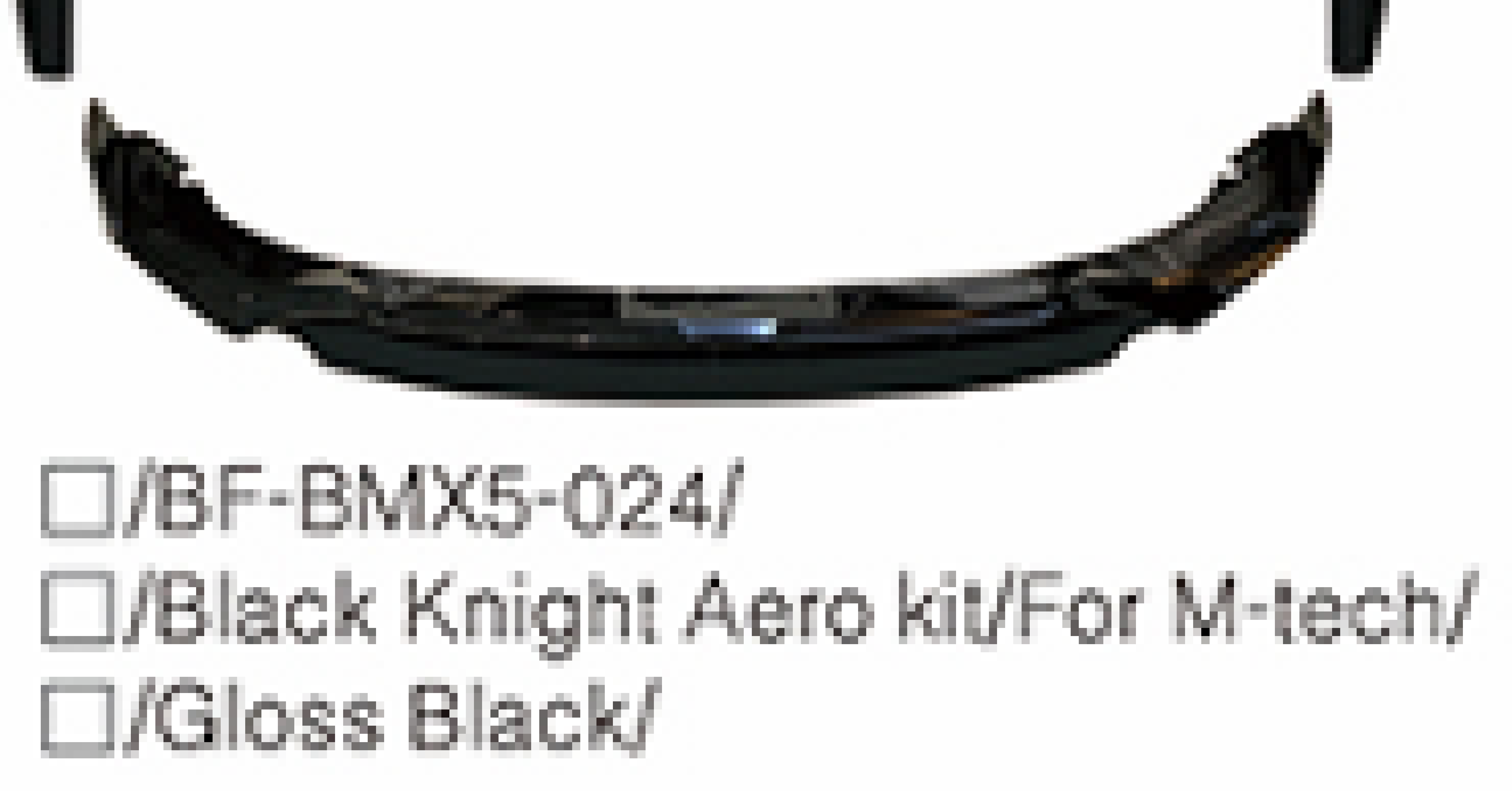 X5M Black Knight Front Lip MTP-G05-021-1 for BMW