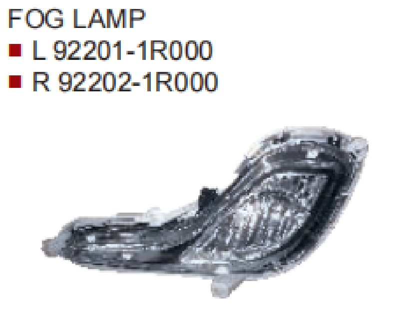 Fog Lamps HN0060101 for 现代 Hyundai