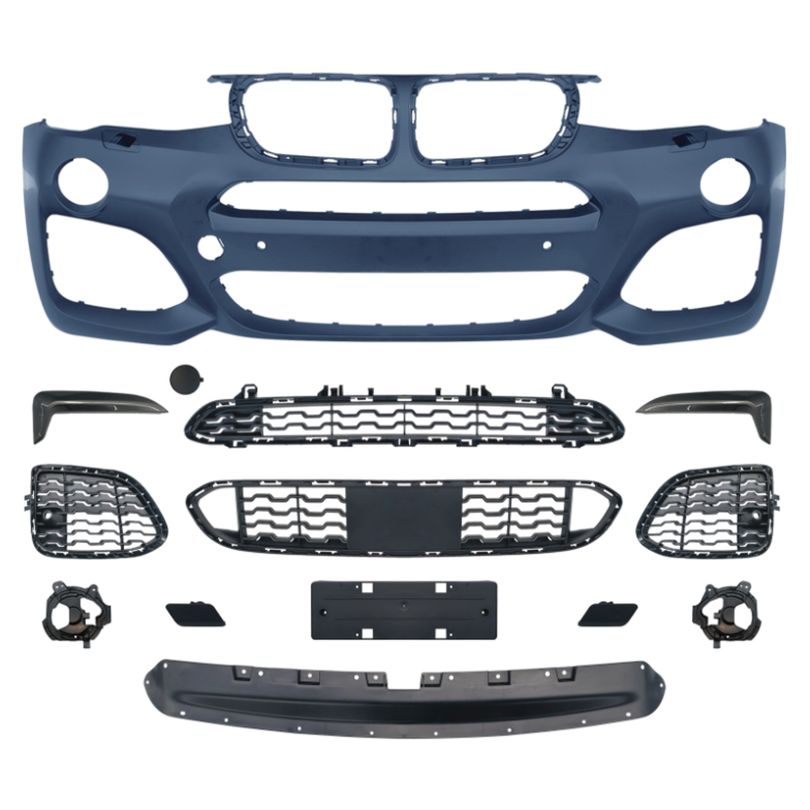 M-Tech Front Bumper Assy MTP-F25-006 for BMW