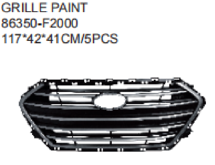 Grille HN0130070 for 现代 Hyundai