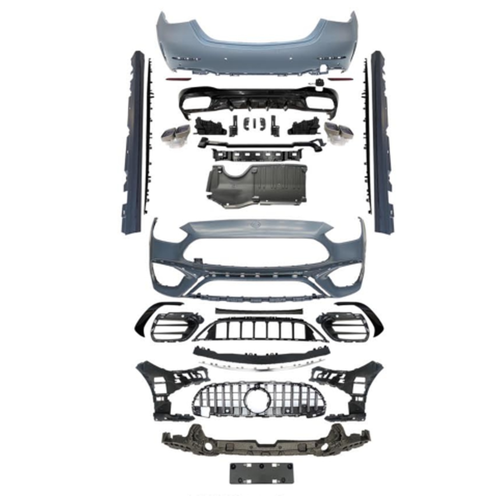 C63 AMG Bodykit For Normal MTP-W206-001 for BENZ